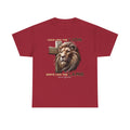 Lead Like a Lion T-Shirt / Christian Inspirational Tee-Faith Based Apparel-Bible Verse Inspired Shirt