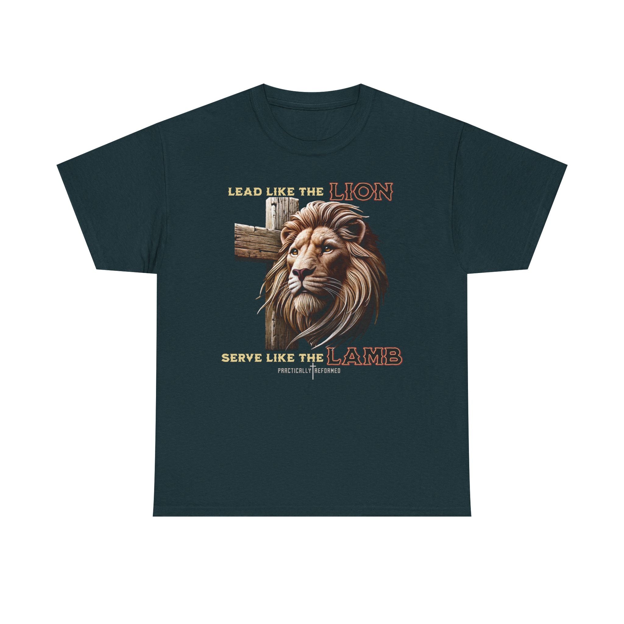 Lead Like a Lion T-Shirt / Christian Inspirational Tee-Faith Based Apparel-Bible Verse Inspired Shirt