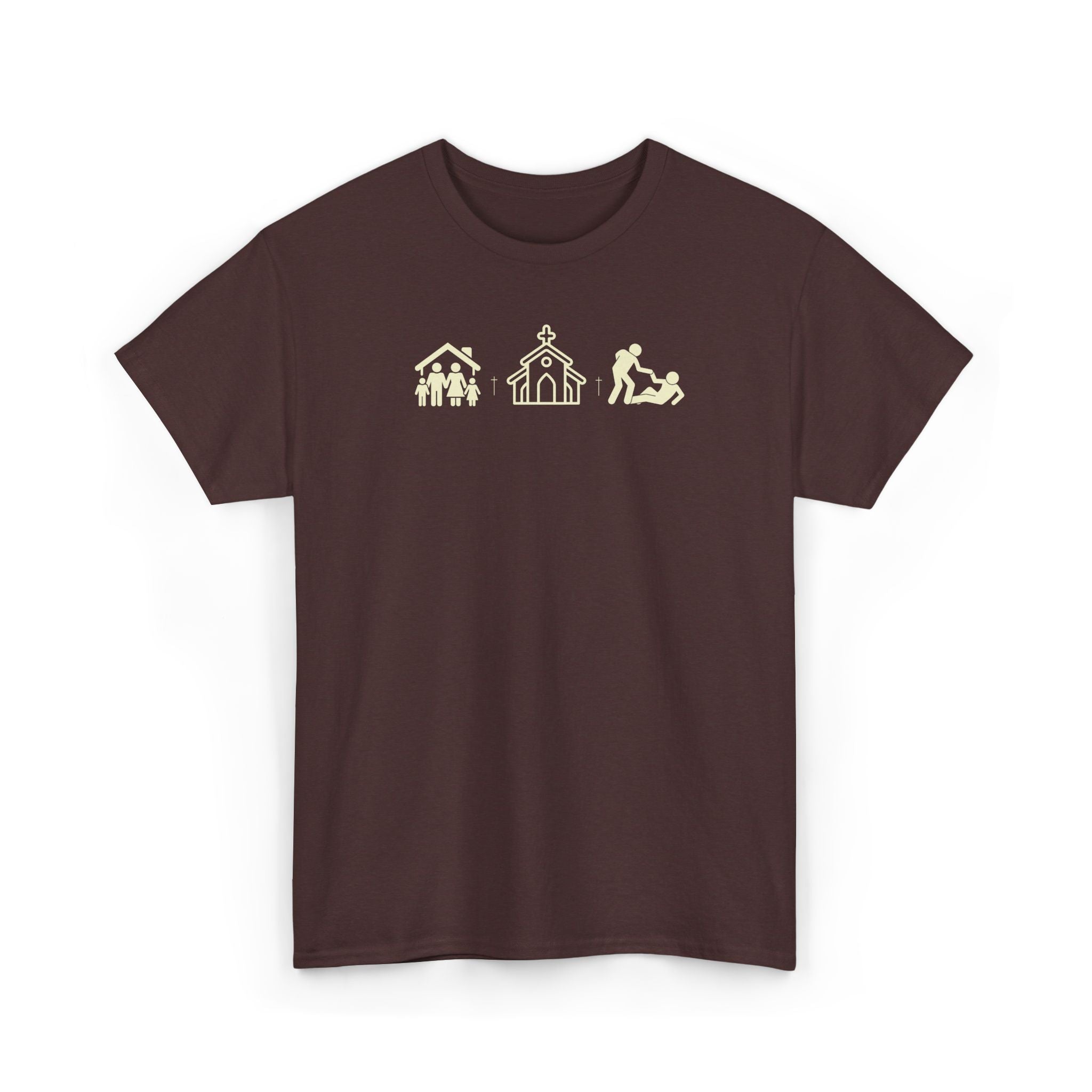 Build Your Family Go To Church Love Your Neighbor T-Shirt – Christian Faith-Based Tee for Men & Women