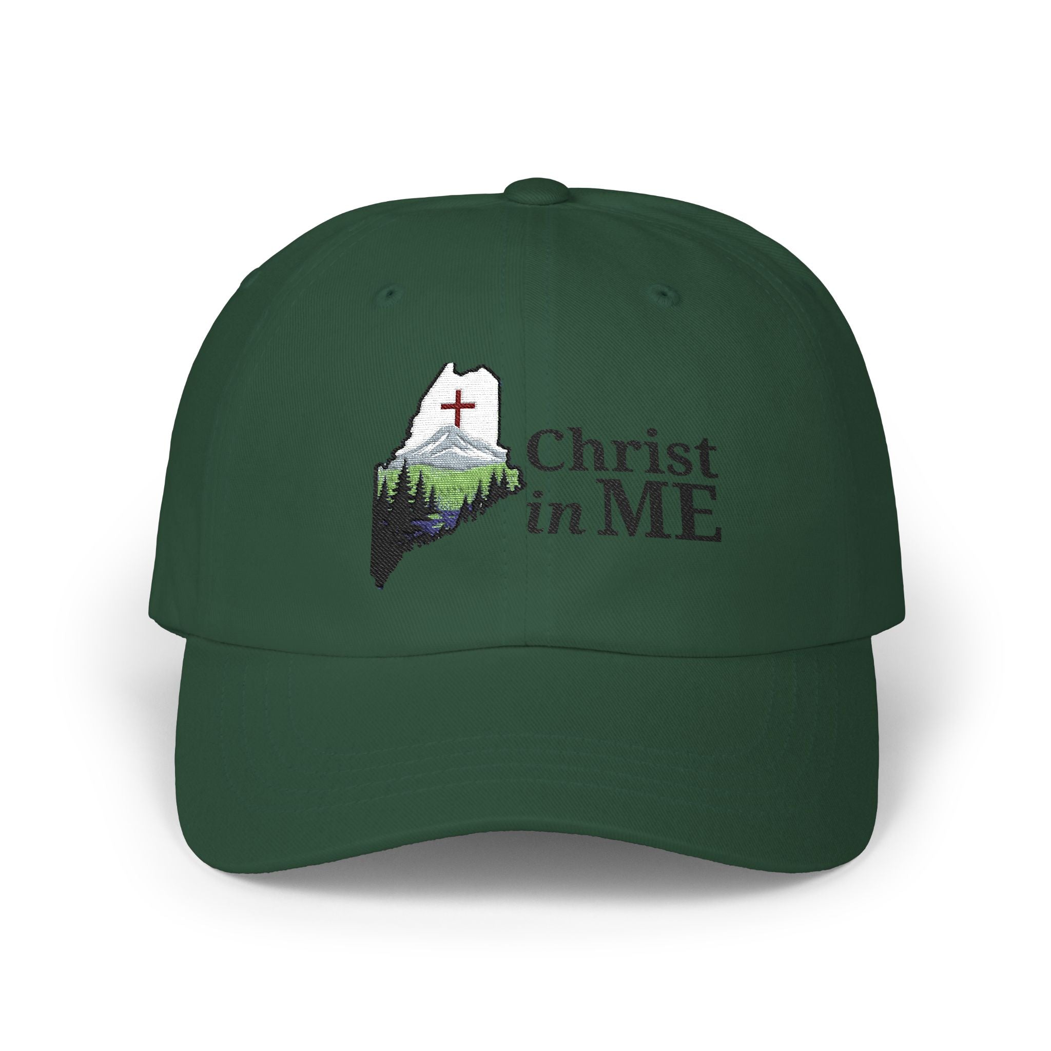 Christ in ME Logo Dad Hat with the words Christ in ME