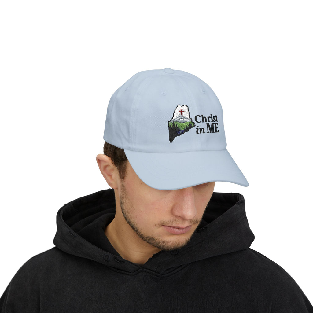 Christ in ME Logo Dad Hat with the words Christ in ME