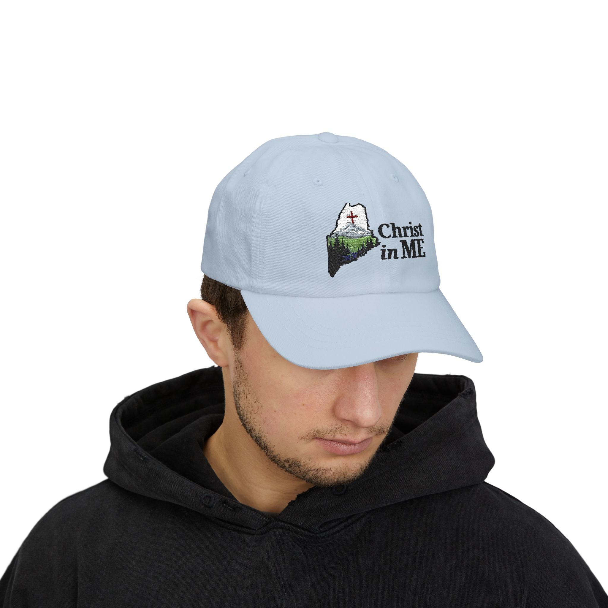 Christ in ME Logo Dad Hat with the words Christ in ME