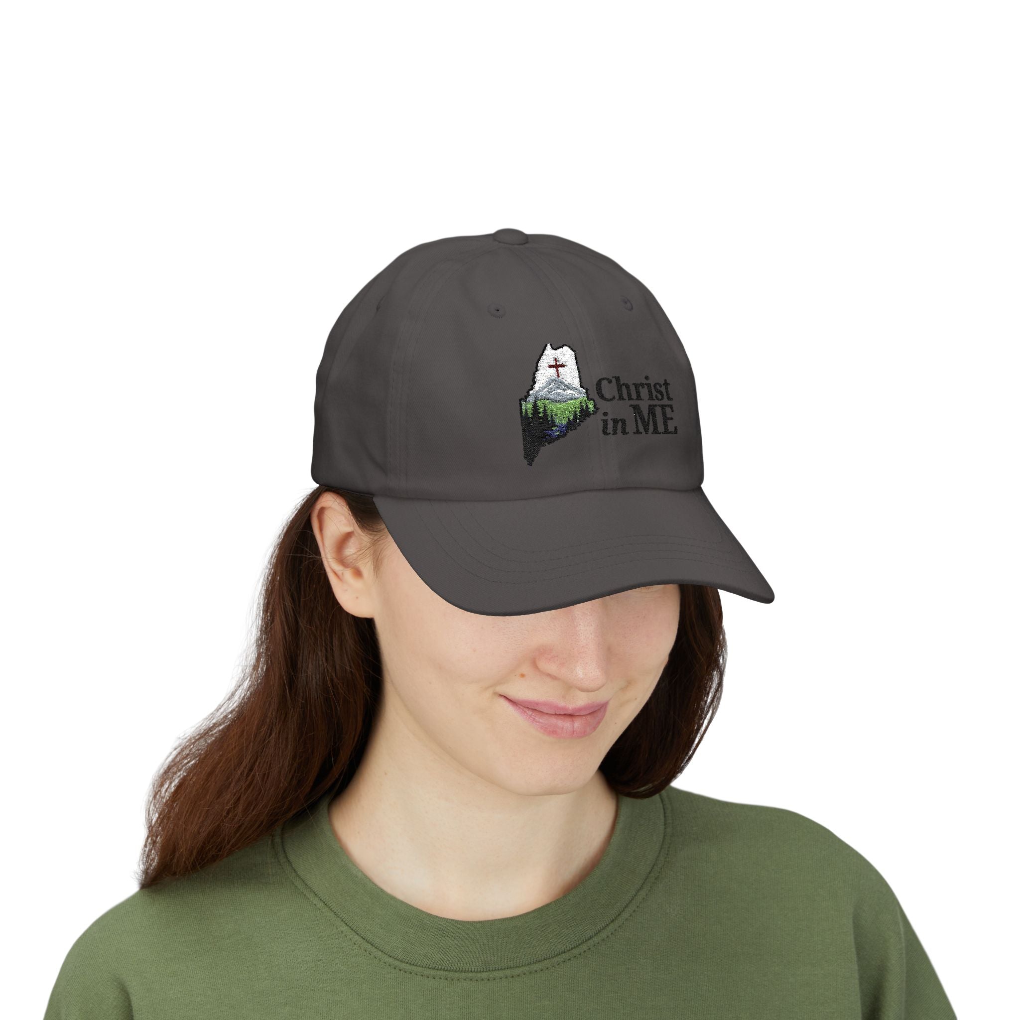 Christ in ME Logo Dad Hat with the words Christ in ME