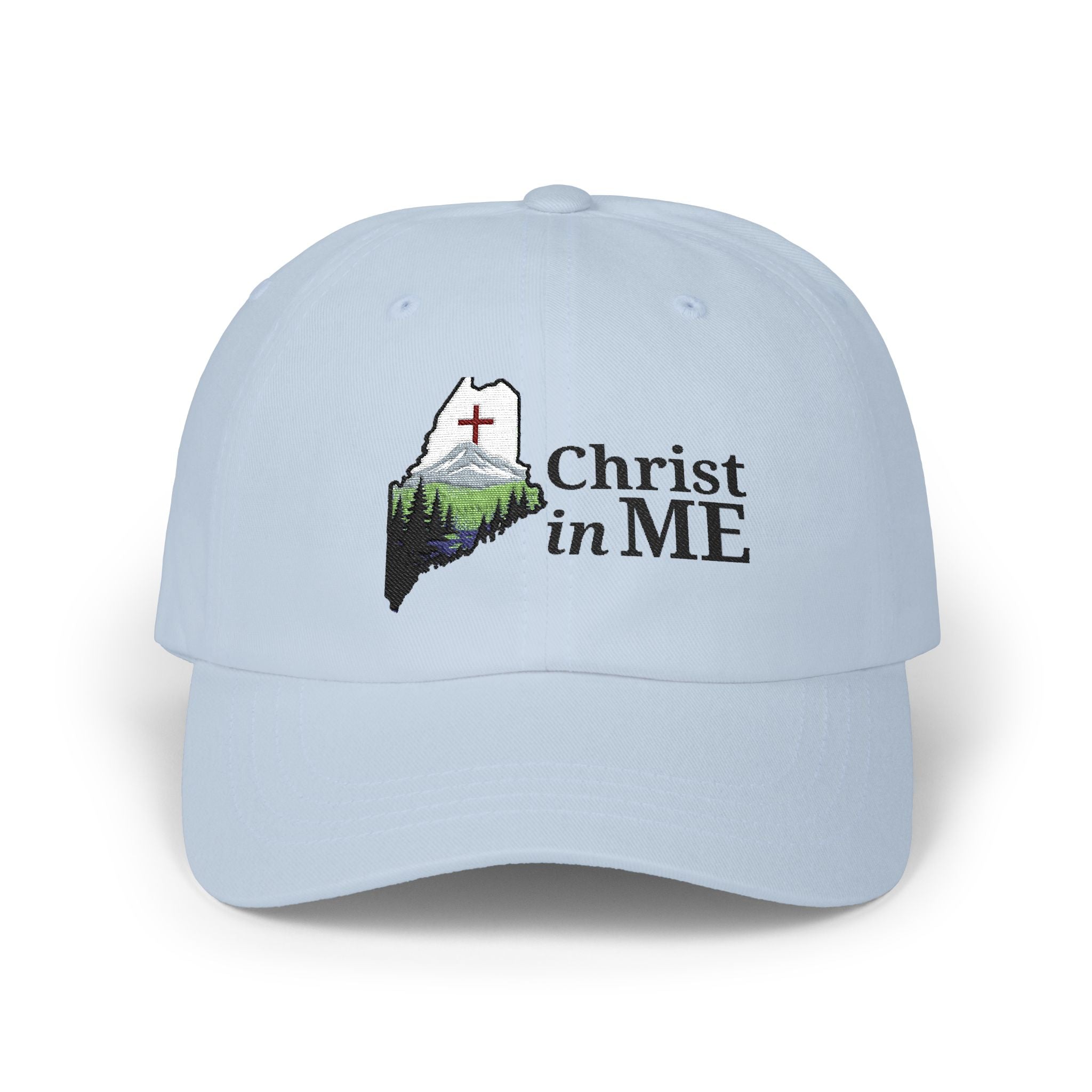 Christ in ME Logo Dad Hat with the words Christ in ME