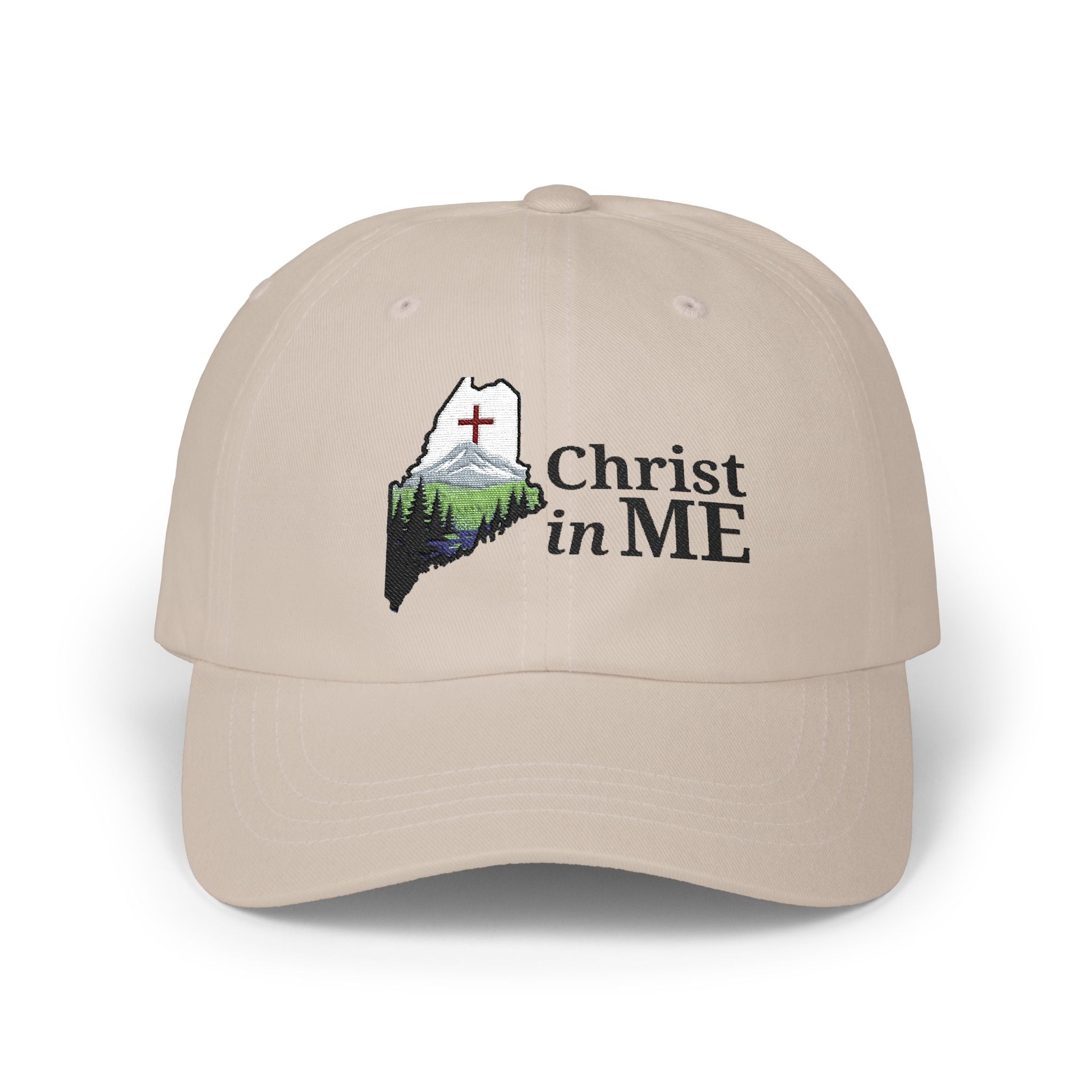 Christ in ME Logo Dad Hat with the words Christ in ME