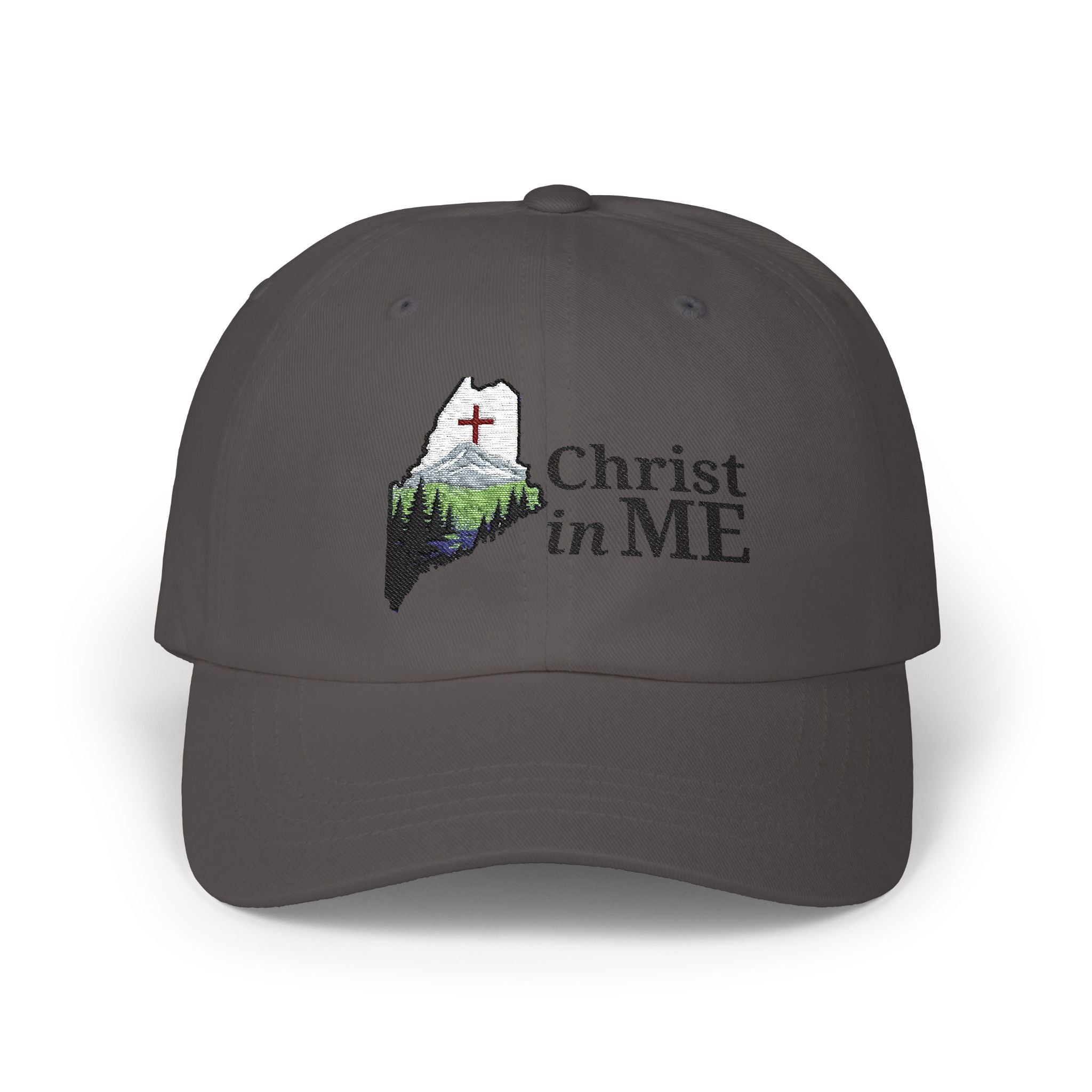 Christ in ME Logo Dad Hat with the words Christ in ME