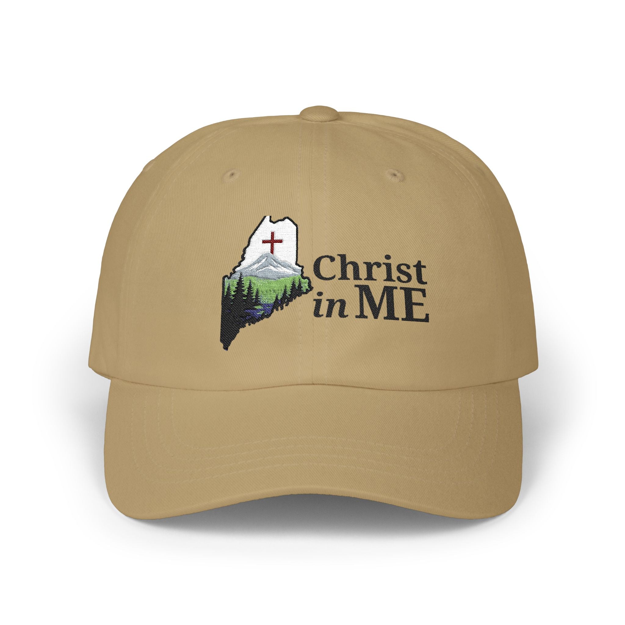 Christ in ME Logo Dad Hat with the words Christ in ME