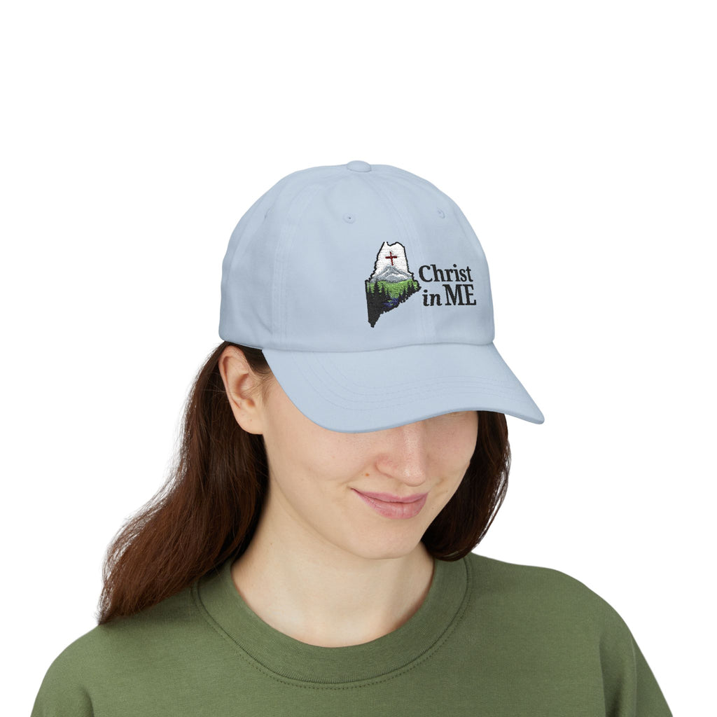 Christ in ME Logo Dad Hat with the words Christ in ME